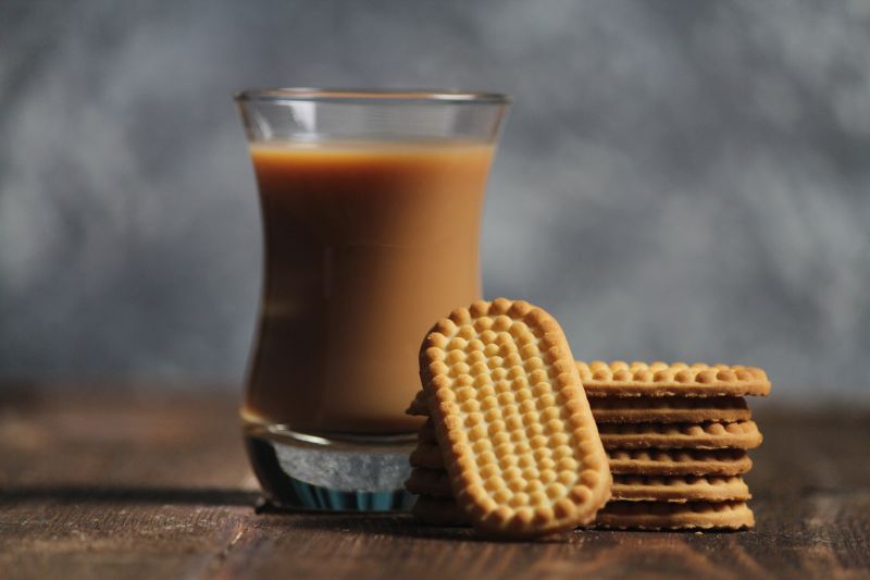 Dessert with biscuits in orange juice Recipe