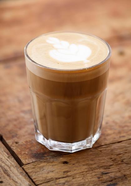 Creamy vanilla coffee